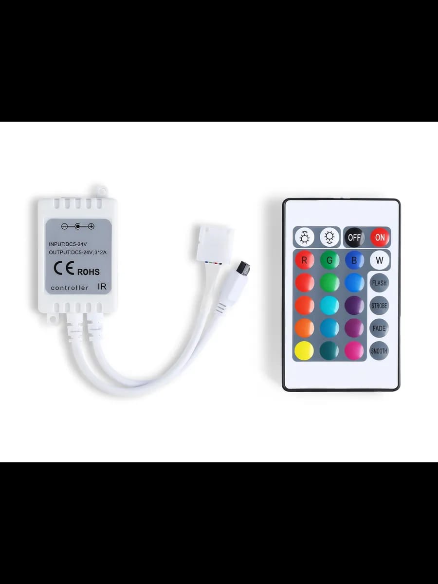 Контроллер для светодиодных лент RGB с инфракрасным пультом