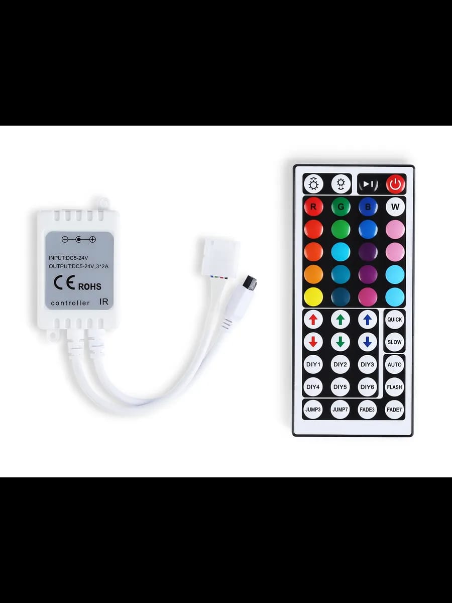 Контроллер для светодиодных лент RGB с инфракрасным пультом